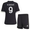Levné Juventus Vlahovic 9 Dětské Alternativní Fotbalové dresy 2023-24 Krátký Rukáv